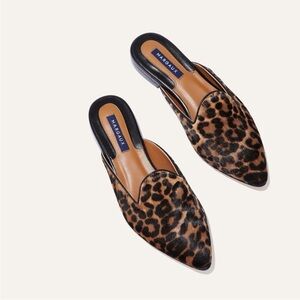 Margaux The Mule in Leopard Print Calf Hair 38.5/8.5